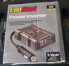 EverStart 100W Vehicle Power Inverter DC/AC NEW