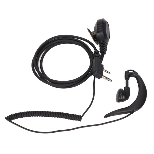 Two Way Radio Earpiece Single Wire Earhook Headset For Military Bar Ho FY - Zdjęcie 13 z 22