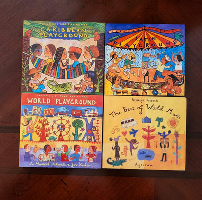 Putumayo Kids Presents-Lot of 4-''Caribbbean, Latin, World, World africa''