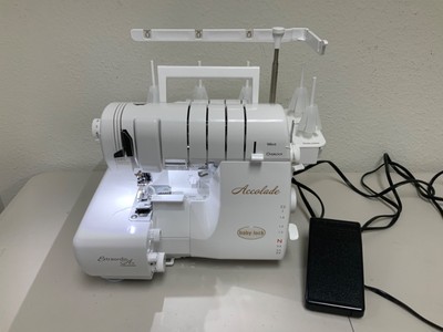 Baby Lock Accolade 8 Thread Serger and Cover Stitch Machine in Pristine Conditon