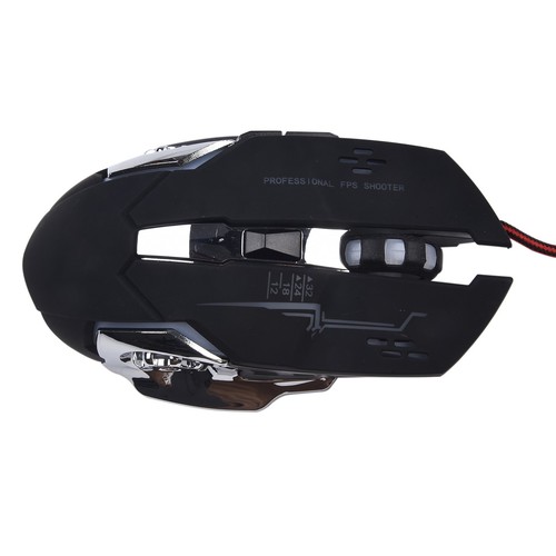 Stylish Wired Gaming Mouse with RGB Lighting and Custom Button Assignments - Picture 11 of 28