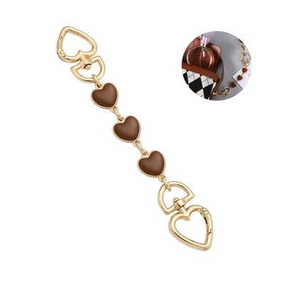 Anbys 1Pcs Bag Extender Chain Purse Strap Extenders 17 cm x 2.7 cm, Coffee
