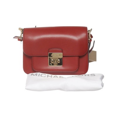 Michael Kors, Umhängetasche, Sloan Editor, Damen, Leder, Rot, Einfarbig, 22 #ROS