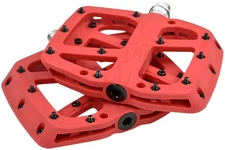 e*thirteen Base Platform Pedals – Composite, 9/16", Red, Lightweight & Durable