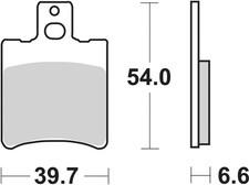 SBS Brake Pads Front For APRILIA SR 50 Viper 1993 - 1994