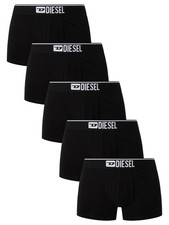Image of Diesel Men's 5 Pack Damien Trunks, Black