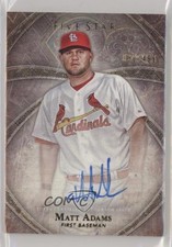2014 Topps Five Star Auto 50/499 Matt Adams #FSA-MA Auto 6fs