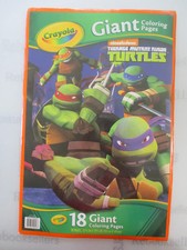 Crayola Kids Teenage Mutant Ninja Turtles TMNT Giant Poster Coloring Book