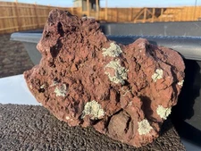 One Large, Red Lava Rock – Perfect for Terrariums, Aquariums, Succulents