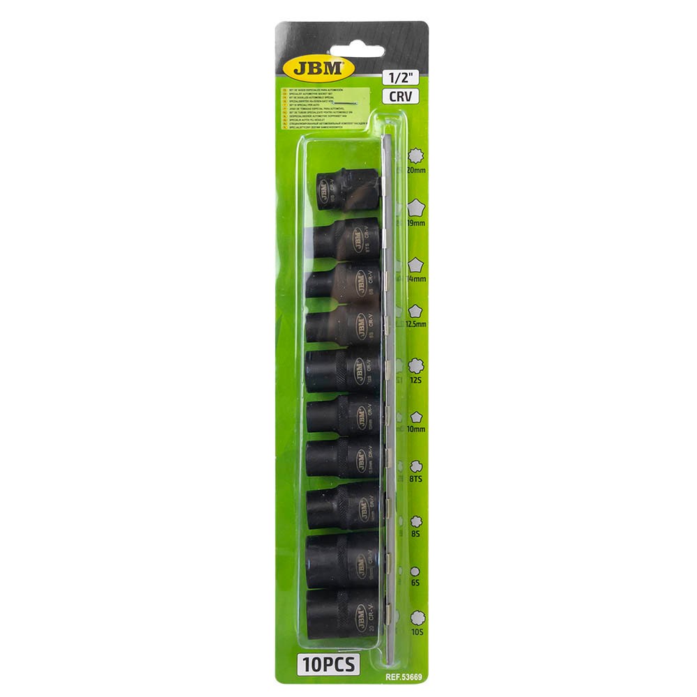 JBM STECKSCHLÜSSEL SET 1/2"" SPEZIELL KFZ 53669