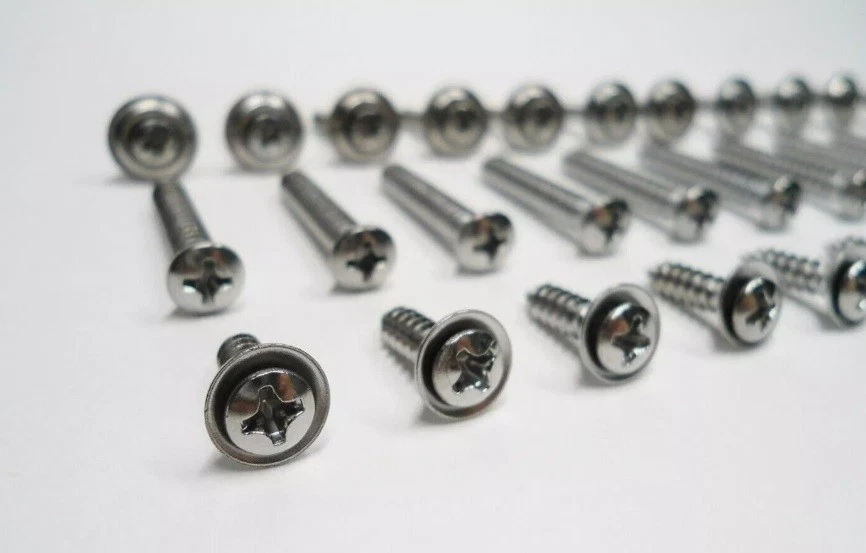 24 piezas TORNILLOS CROMADOS INT/EXT PARA CAMIONETA CLÁSICA DODGE RAM RAM RAM RAMCHARGER ETC (3 TIPOS) Foto 3 de 4