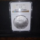 2007  W   1 oz American Silver Eagle NGC MS70 Ultra Cameo