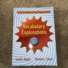 Vocabulary Explorations C By Leslie J Favor And Steven L Stern￼