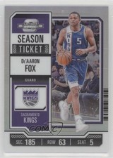 2023-24 Panini Contenders Optic Season Ticket Silver Prizm De'Aaron Fox #39 s3g