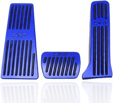 3PCS Anti-Slip No Drilling Aluminum Rest Brake Gas Accelerator Pedal Covers