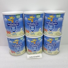 PediaSure Grow  Gain Shake Mix Powder, Vanilla 14.1 Ounce, 6 Cans, Exp 1/1/26