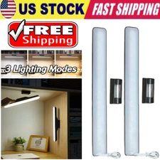 2PACK Under Cabinet Closet Lights USB Kitchen Shelf Magnetic Strip Bar Lamp NEW+