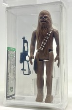 Kenner Star Wars Chewbacca Green Bowcaster HK AFA 85 loose vintage CAS