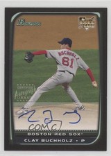2008 Bowman Clay Buchholz #221 Auto 1e15