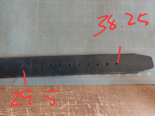 Vintage Messing Löwe Gürtelschnalle Made in England 29,5-38,25" Leder - Bild 8 von 8