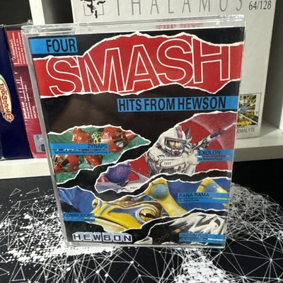   Commodore 64 -- VIER SMASH HITS VON HEWSON - von Hewson -sehr guter Zustand- ~1987~