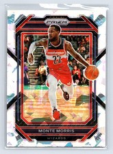 2022-23 Panini Prizm #171 Monte Morris Prizms Ice Washington Wizards