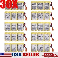   30X BR-AGCF2W 6V PLC Battery with Brown Plug For Fanuc A98L-0031-0011 Control