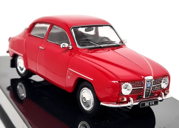 Ixo 1/43 Saab 96 V4 1965 Red Diecast Scale Model Car-image