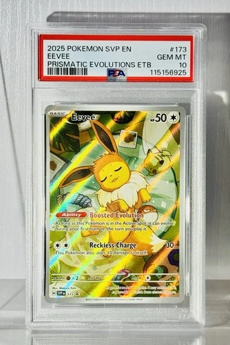 PSA 10 GEM MINT Eevee #173 Pokemon TCG Svp En-Sv Black Star Promo