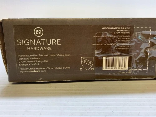 Greyfield 7-1/8 in. Integrated Diverter Tub Spout - Picture 2 of 4