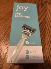 Joy By Gillette The Teal One 1 Razor + 2 Cartridge Refill Packs FREE SHIPPING 