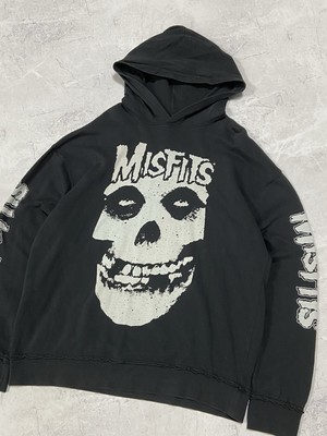 Misfits Hoodie Big Logo Vintage Sleeve Rock Band | eBay