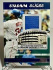 2008 Topps Stadium Club David Ortiz Slices Relic /428 Red Sox Yankee Stadium