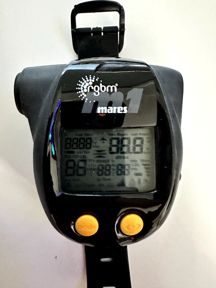 MARES M1 RGBM  computer diving vintage con scatola - Immagine 2 di 4