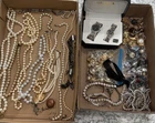 Vintage & Modern Costume Jewelry Lot Bundle Misc Estate