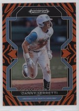 2022 Panini Prizm Draft Picks Tiger Stripes 17/99 Danny Serretti #PDP177 0q1p