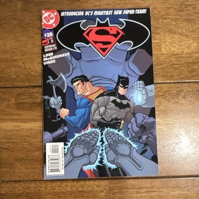 DC Comics Superman/Batman #20 Comic Book Superman Batman Loeb McGuinness Vines