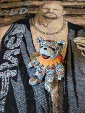 Vintage Liquid Blue Grateful Dead El Paso Plush Bean Bear Birthday Tour RFK/73