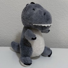 Carter's Gray Grey Dinosaur Plush Teeth Soft Baby Nursery Lovey 2018 8.5"