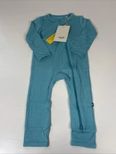 Kyte Baby Zip Up Bodysuit Long Sleeve Snug Fitting Size 12-18 Months