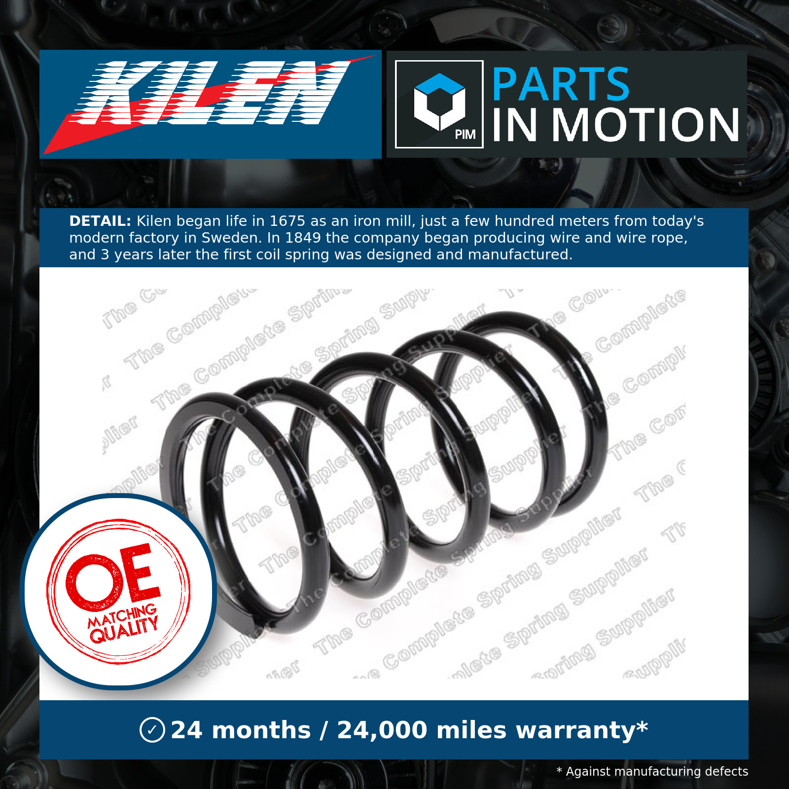 Kilen 64075 Rear Coil Spring Fits Toyota Rav 4 - Image 8
