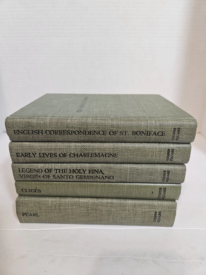 Medieval Library, Israel Gollancz, 5 Books: St. Boniface, Holy Fina, Pearl,Clig. Foto 2 de 4