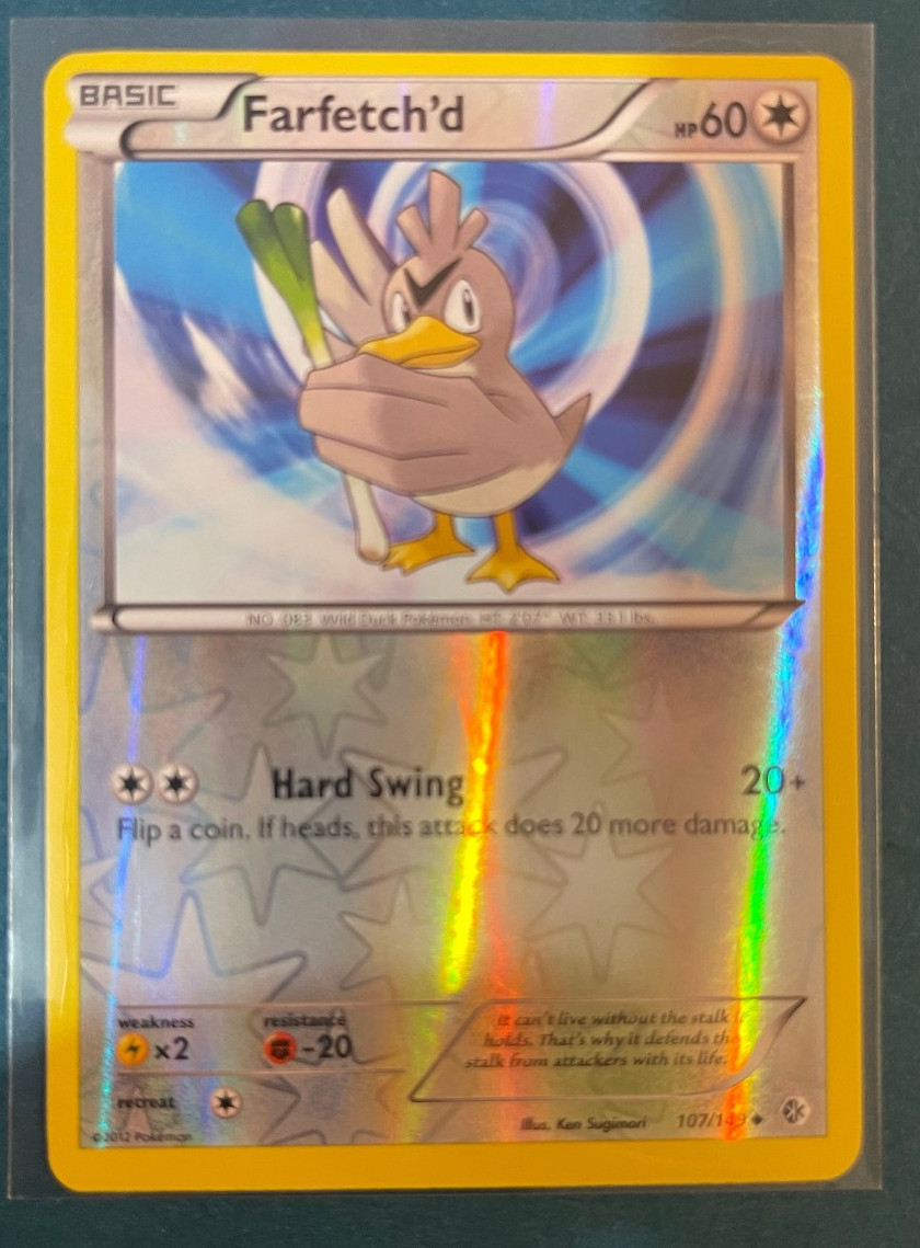 Farfetch'd 107/149 Boundaries Crossed Reverse Holo - NM