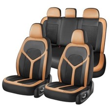 Car Seat Covers Full Set Universal Seat Cover 5 Seats Full Set Orange Car Seat Covers Full Set Universal Seat Cover 5 Seats Full Set Orange