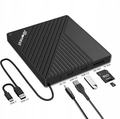 Tragbarer JBonest DVD RW-Brenner für Laptop PC Mac Linux