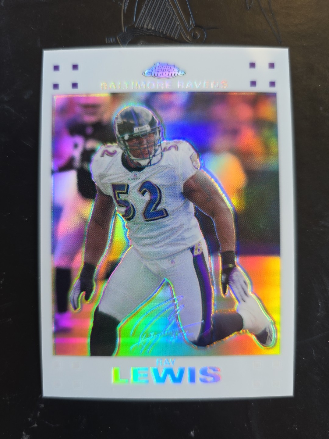 2007 Topps Chrome - Ray Lewis #TC95 White Refractor /869