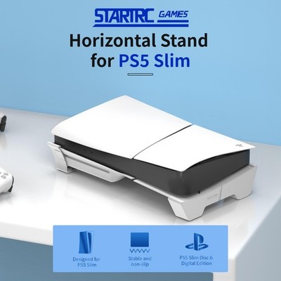 Horizontal Desktop Base Stand For PlayStation 5 & PS5 Pro Console Accessories