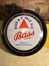 Vintg Bass Beer Tray Ale 2003 Advertising 13" Serving Tray Bar Display Man Cave