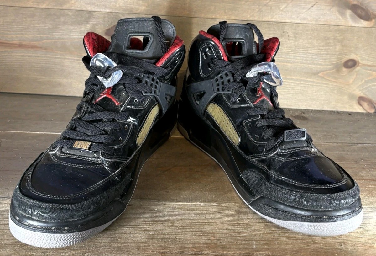 jordan spizike black varsity red stealth