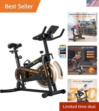 Exercise Bike with APP, Indoor Cycling Bike, 300 lbs Capacity Quiet Stationar...